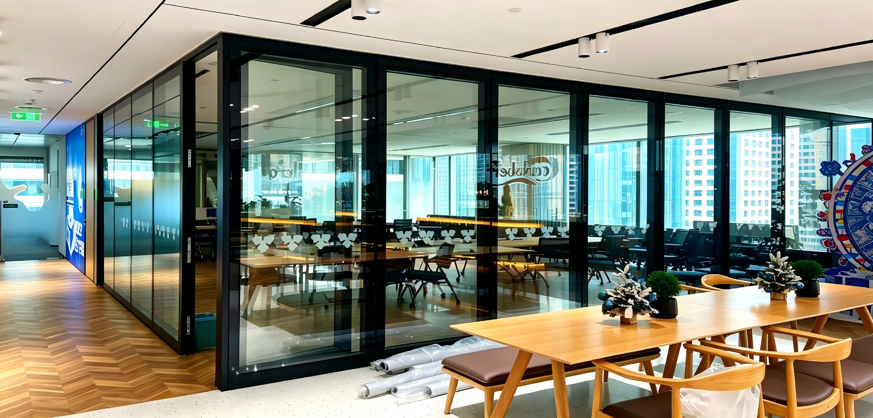 NEUWALL operable glass wall systems