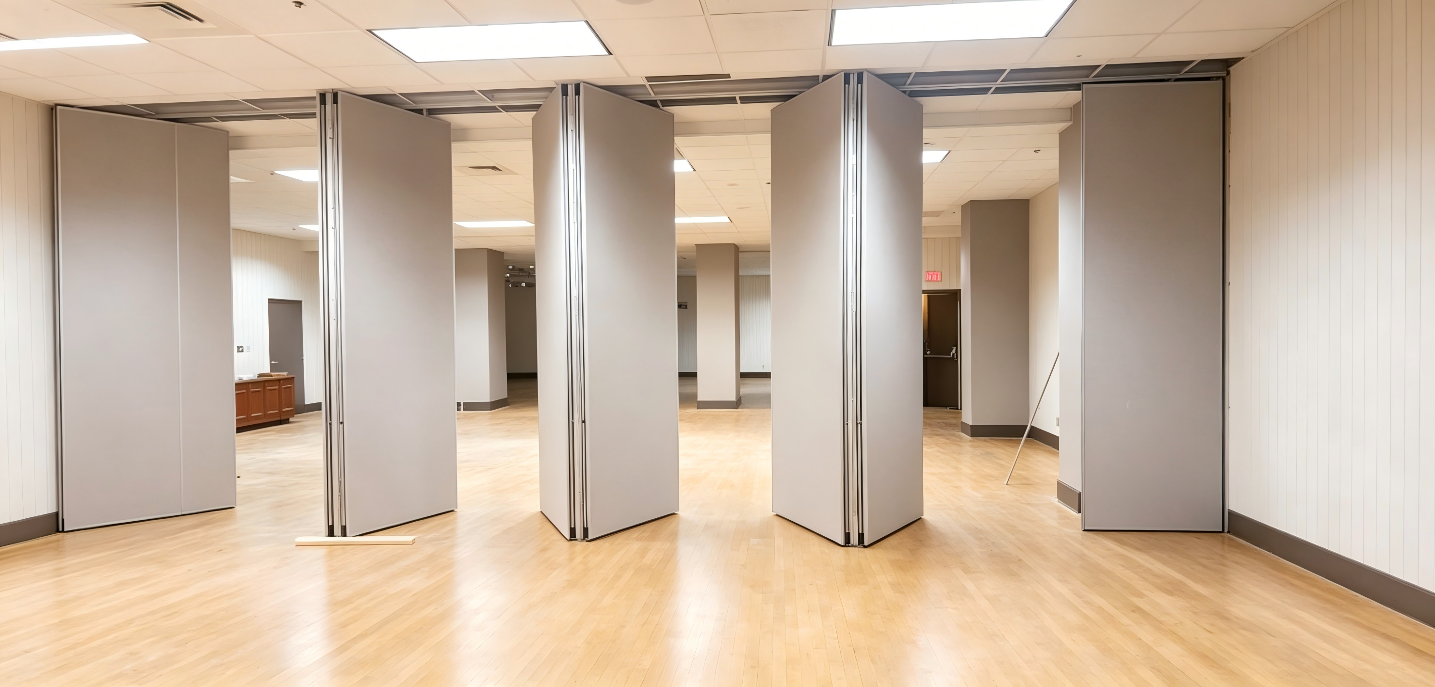 Paired Hinged & Folding Operable Partitions